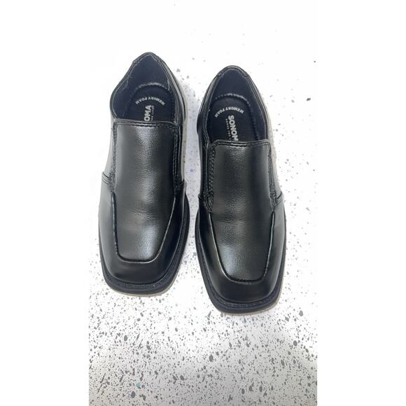 Sonoma Goods for Life Boys Black Slip-On Dress Shoes, Size 12M - Picture 3 of 7